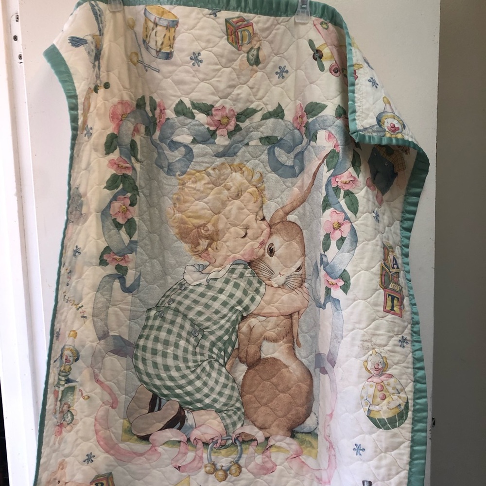 Vintage baby blanket